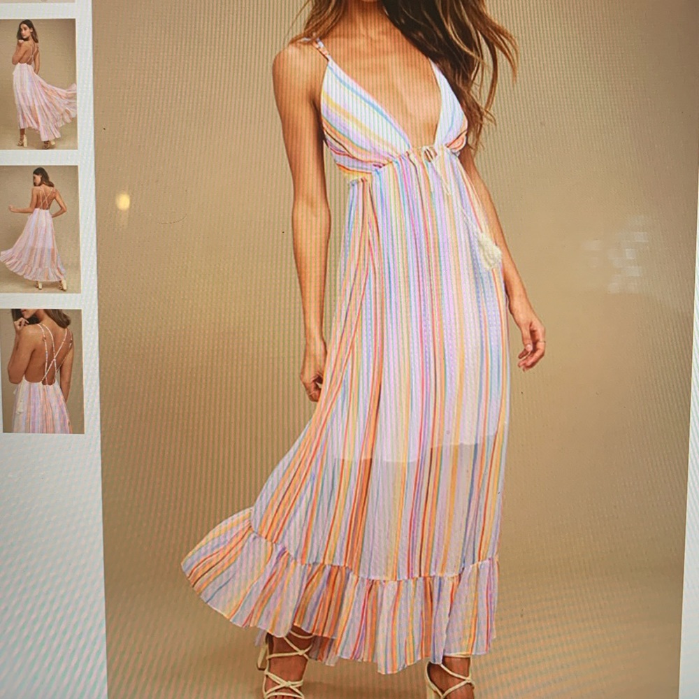 Free People These Days Lavender Maxi